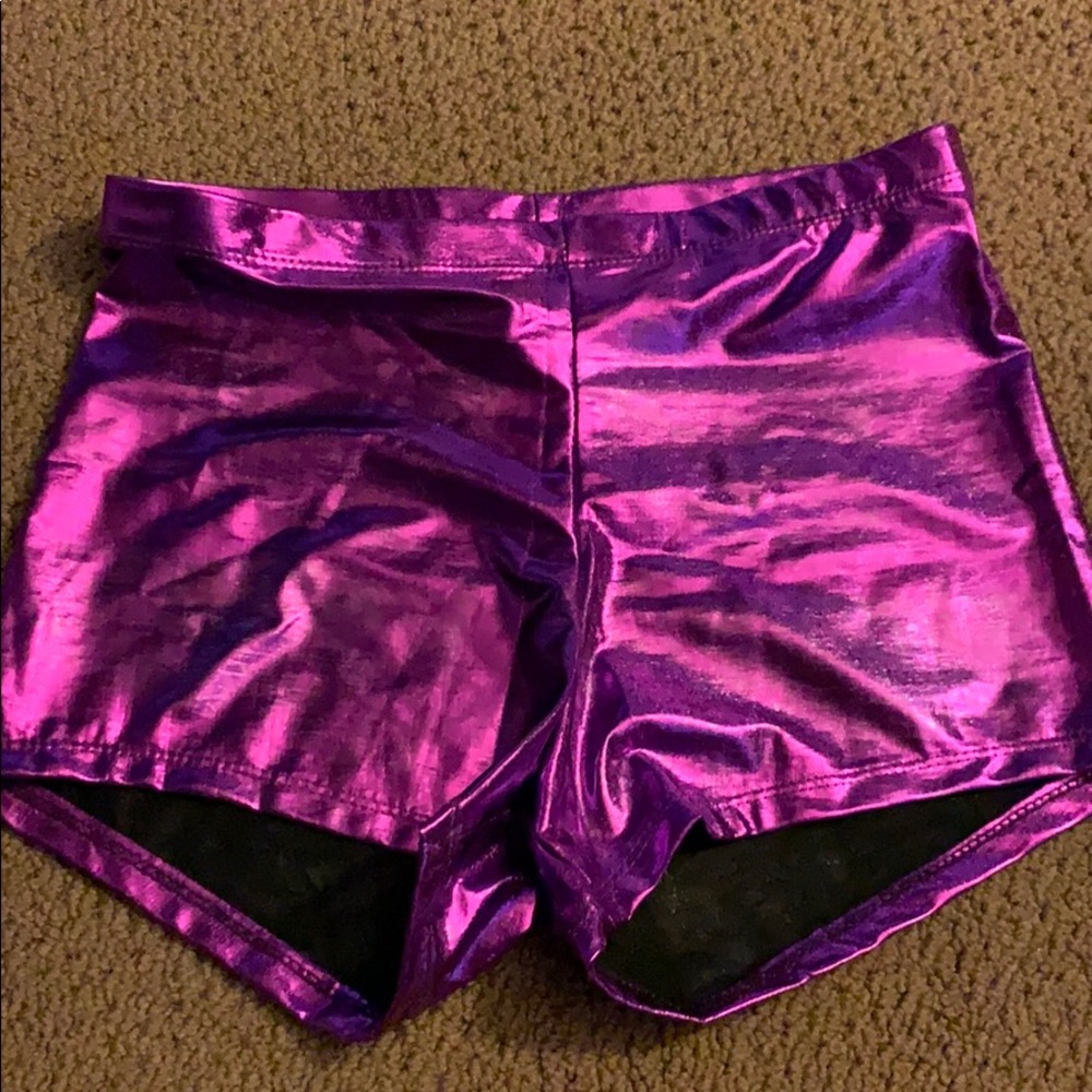 purple rave shorts